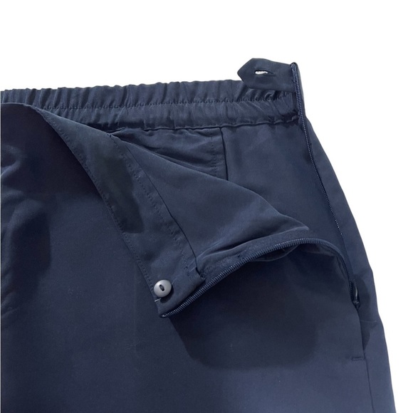 J. Jill Wide Leg Cropped Ankle Navy‎ Blue Pants Modal Blend Petite Large PL - Picture 5 of 10